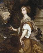 Sir Peter Lely Portrait of Lady Elizabeth Wriothesley oil painting reproduction